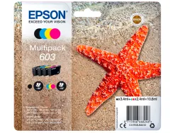 Cartouche encre epson 603 xp-2100 / 3100 / 4100 / wf-2810 / 2830 / 2835 / 2850 pack couleur noir jaune cyan