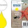 Cartouche encre epson 603 xp-2100 / 3100 / 4100 / wf-2810 / 2830 / 2835 / 2850 couleur jaune 130 pages