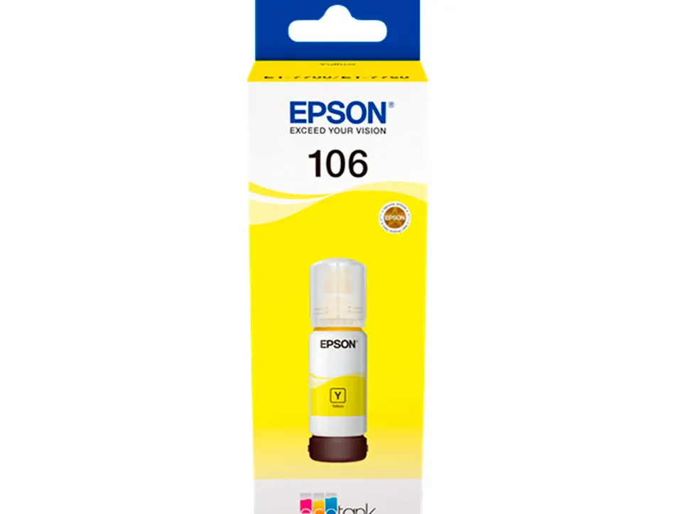 Cartouche encre epson /106 ecotank ink bottle /ecotank et-7700 / et-7750 jaune