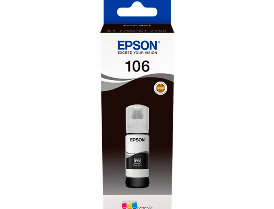 Cartouche encre epson /106 ecotank ink bottle /ecotank et-7700 / et-7750 noir
