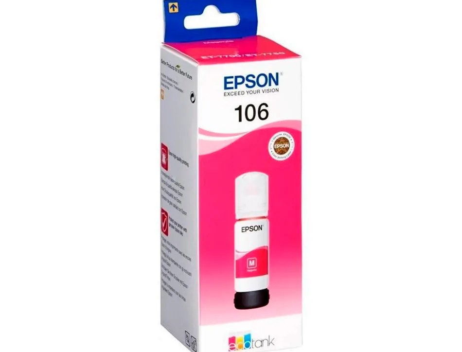 Cartouche encre epson /106 ecotank ink bottle /ecotank et-7700 / et-7750 magenta