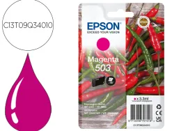 Cartouche encre epson 503 piments epl 5200, rip station 5200, workforce wf-2960 3,3ml 165p couleur magenta