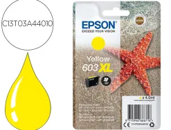Cartouche encre epson 603xl xp-2100 / 3100 / 4100 / wf-2810 / 2830 / 2835 / 2850 couleur jaune 350 pages