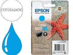 Cartouche encre epson 603xl xp-2100 / 3100 / 4100 / wf-2810 / 2830 / 2835 / 2850 couleur cyan 350 pages