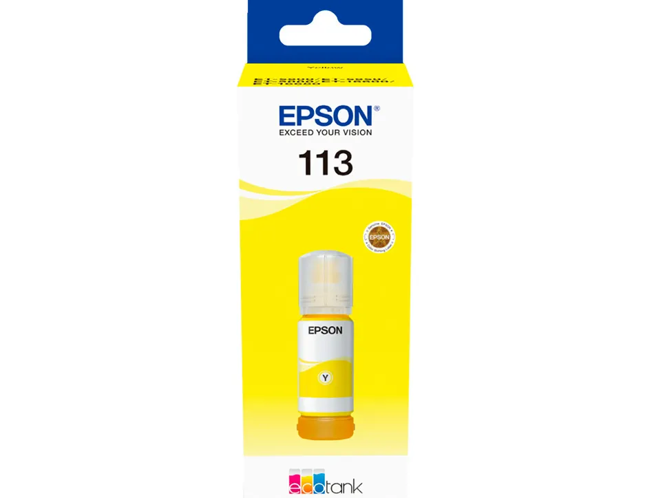 Cartouche encre epson ecotank c13t06b440 t113 jaune