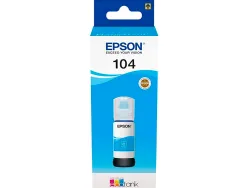Cartouche encre epson ecotank 104 et-2710 / 2711 / 2712 / 2720 / 2726 / 4700 7.500 pages cyan