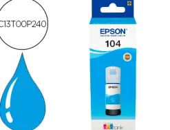 Cartouche encre epson ecotank 104 et-2710 / 2711 / 2712 / 2720 / 2726 / 4700 7.500 pages cyan