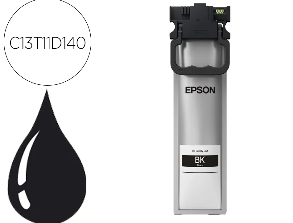 Cartouche encre epson workforce prox wf-c5390, wf-c5390dw, wf-c5890, wf-c5890dwf 5000p noir