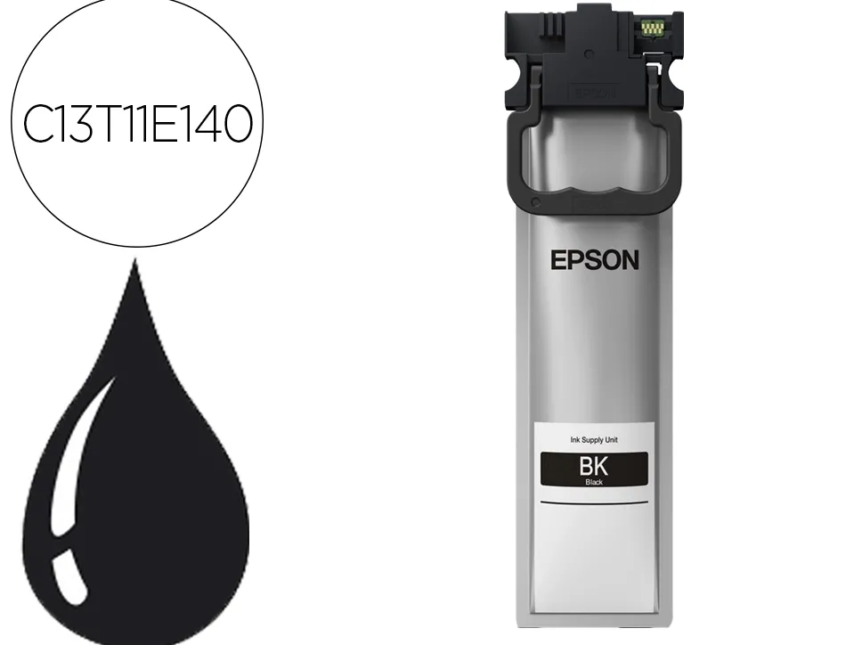 Cartouche encre epson workforce prox wf-c5390, wf-c5390dw, wf-c5890, wf-c5890dwf 10000p noir