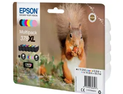 Cartouche encre epson 378xl xp-8605 / 8606 / xp-15000 / xp-8500 / 8505 couleur noir jaune cyan magenta cyan clair