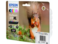 Cartouche encre epson 378xl xp-8605 / 8606 / xp-15000 / xp-8500 / 8505 couleur noir jaune cyan magenta cyan clair