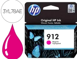 Cartouche encre hp 912 8010 / 8020 / 8035 couleur magenta 315 pages