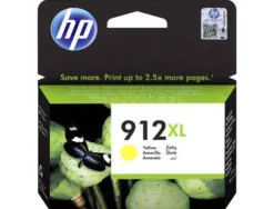 Cartouche encre hp 912xl 8010 / 8020 / 8035 couleur jaune 825 pages