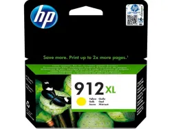 Cartouche encre hp 912xl 8010 / 8020 / 8035 couleur jaune 825 pages