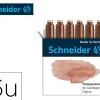 Cartouche encre schneider coloris cognac pastel boite 6 unites