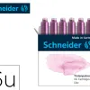 Cartouche encre schneider coloris lilas pastel boite 6 unites