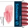 Cartouche encre schneider coloris blush pastel boite 6 unites