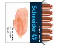 Cartouche encre schneider coloris abricot pastel boite 6 unites
