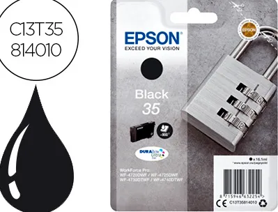 Cartouche epson 35 cadenas t35814010 couleur noir