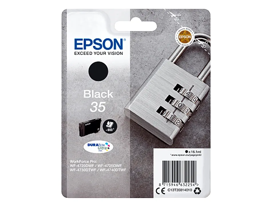 Cartouche epson 35 cadenas t35814010 couleur noir