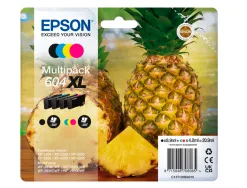 Cartouche epson jet d'encre ananas 604 xl couleur noir jaune cyan magenta multipack 4unites