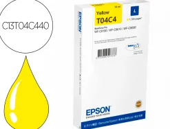 Cartouche epson jet d'encre t04c4 couleur jaune 1700 pag