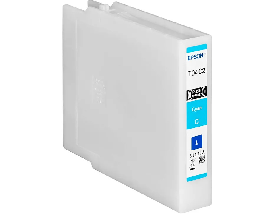 Cartouche epson jet d'encre t04c2 couleur cyan 1700 pag