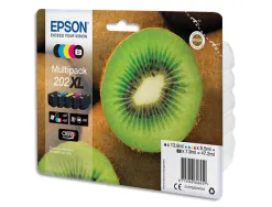 Cartouche epson jet d'encre 202 photo multipack xl 5 couleurs noir jaune cyan magenta noir 650p