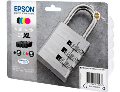 Cartouche epson jet d'encre 35xl durabrite cadenas coloris noir jaune cyan magenta multipack 4 unités