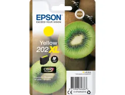 Cartouche epson jet d'encre 202 couleur jaune 650p