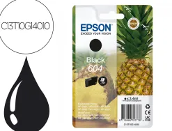 Cartouche epson jet d'encre ananas 604 3,4 ml 150p couleur noir