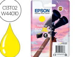 Cartouche epson jet d'encre 502 xl expression home xp 5100/5105 workforce wf2860/2860dwf couleur jaune 470p