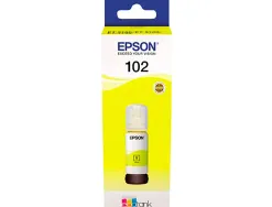 Cartouche epson jet encre ecotank 102 et-2700 / 2750 / 3700 / 3750 / 4750 bote de 70 ml jaune 6000 pages