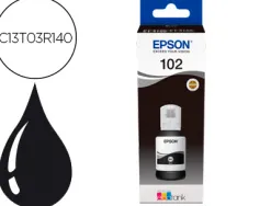 Cartouche epson jet encre ecotank 102 et-2700 / 2750 / 3700 / 3750 / 4750 bote de 127 ml noir 7500 pages