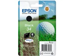 Cartouche epson n34 jet d'encre couleur noir