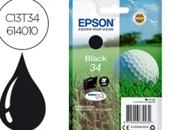 Cartouche epson n34 jet d'encre couleur noir