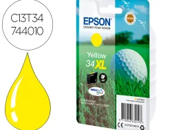 Cartouche epson n34 xl jet d'encre couleur jaune haute capacité 950p
