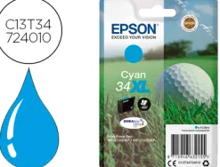 Cartouche epson n34 xl jet d'encre couleur cyan haute capacité 950p