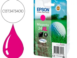 Cartouche epson n34 xl jet d'encre couleur magenta haute capacité 950p