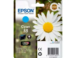 Cartouche epson t1802 jet d'encre c13t18024010 couleur cyan 175p