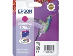 Cartouche epson t0803 jet d'encre c13t08034011 couleur magenta 445p