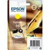 Cartouche epson t1624 jet d'encre c13t16244010 couleur jaune 165p
