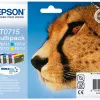 Cartouche epson t0715 jet d'encre c13t07154010 pack 4 encres