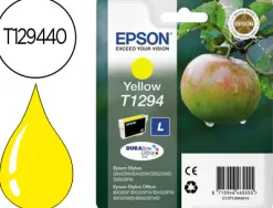 Cartouche epson t1294 jet d'encre c13t12944011 couleur jaune 500p