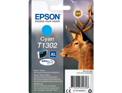 Cartouche epson t1302 jet d'encre c13t13024010 couleur cyan 800p