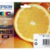 Cartouche epson t3337 jet d'encre multipack 4 couleurs+noir photo