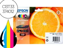 Cartouche epson t3337 jet d'encre multipack 4 couleurs+noir photo