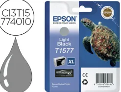Cartouche epson t1577 jet d'encre c13t15774010 couleur gris