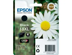 Cartouche epson t1811 jet d'encre c13t18114010 couleur noir haute capacité 470p