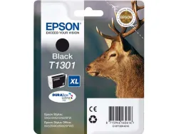 Cartouche epson t1301 jet d'encre c13t13014010 couleur noir 1000p